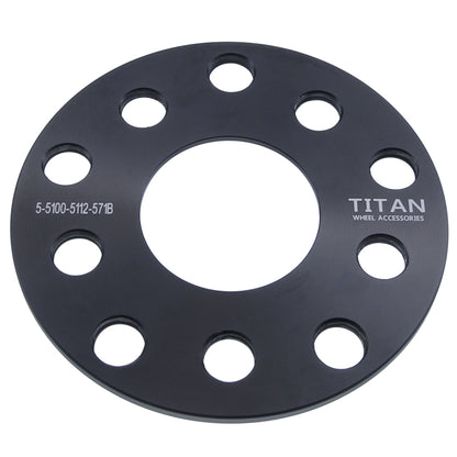 Separadores de rueda de 5 mm para VW Audi | Perforación doble 5x100 y 5x112 | 57.1 Hubcéntrico |