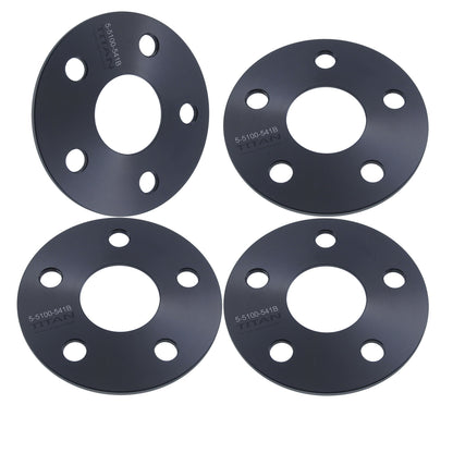 Espaciadores de rueda de 5 mm para Lexus CT200 Scion tC xD Toyota Corolla | 5x100 | 54.1 Hubcéntrico |