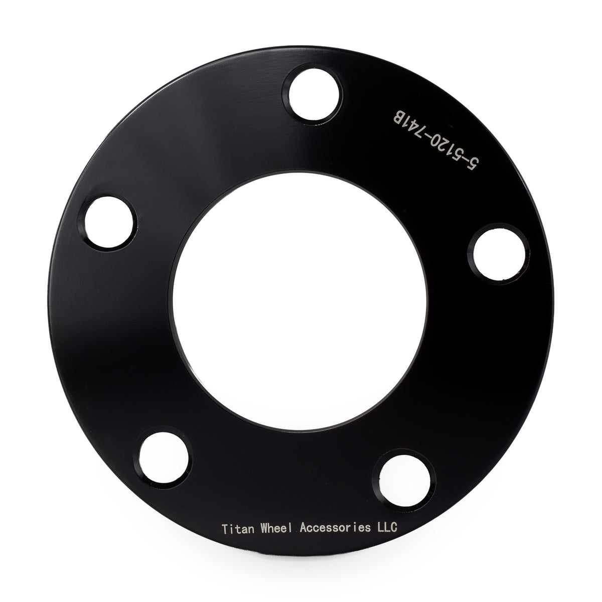 5mm Wheel Spacers for BMW 5 Series 525i 528i 530i 540i X5 X6 | 5x4.75 (5x120) | 74.1 Hubcentric — front view