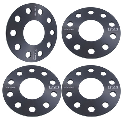 5mm Wheel Spacers for Honda Civic Accord CR-V CR-Z Odyssey | 5x114.3 | 64.1 Hubcentric |