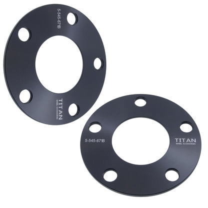 5mm Wheel Spacers for Mitsubishi Lancer Evo | 5x114.3 | 67.1 Hubcentric