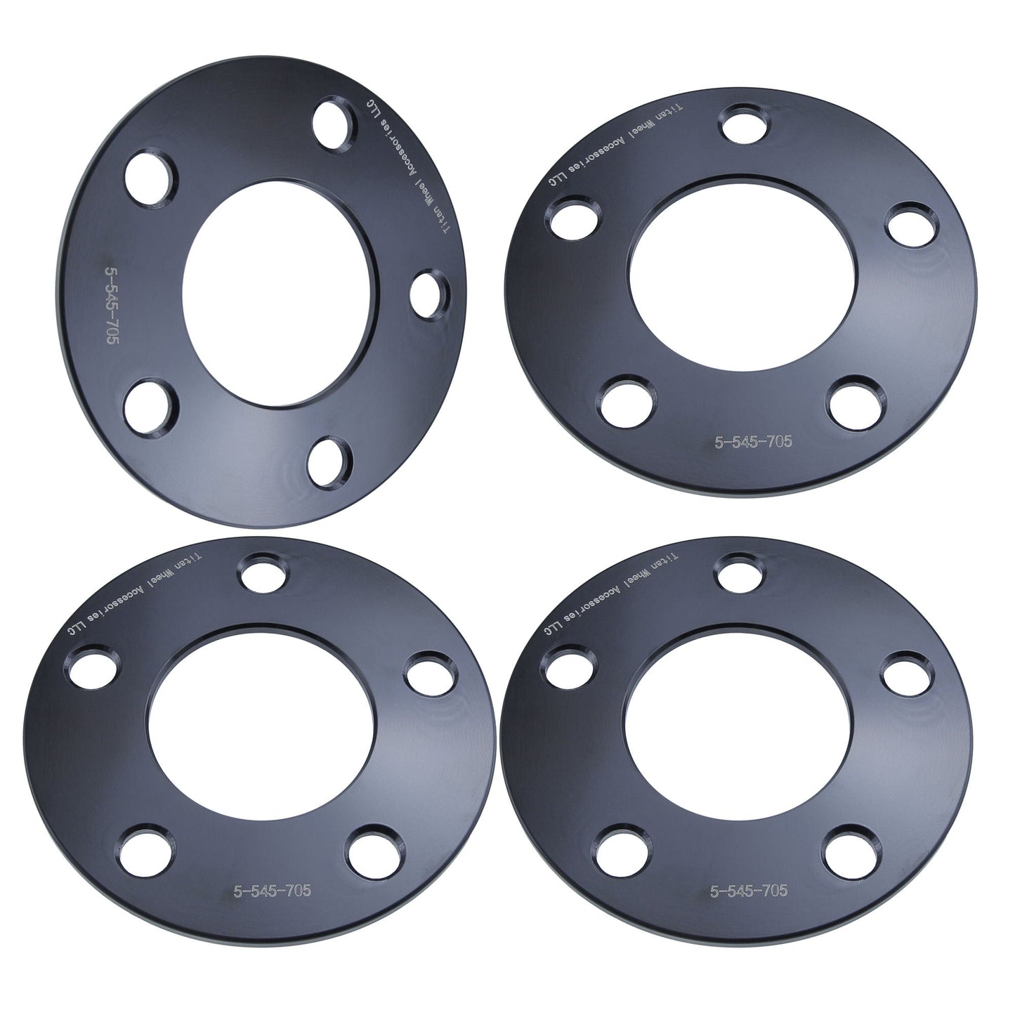 Espaciadores de rueda de 5 mm para Lincoln MKX Town Car Mazda Serie B Mercury Grand Marquis | 5x4,5 (5x114,3) | 70.5 Hubcéntrico |