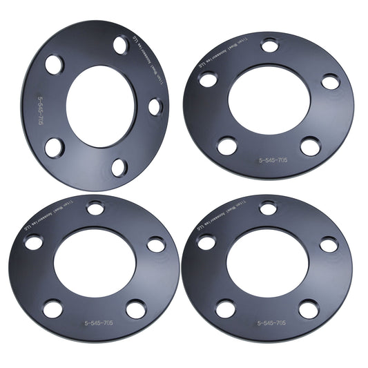 Espaciadores de rueda de 5 mm para Lincoln MKX Town Car Mazda Serie B Mercury Grand Marquis | 5x4,5 (5x114,3) | 70.5 Hubcéntrico |