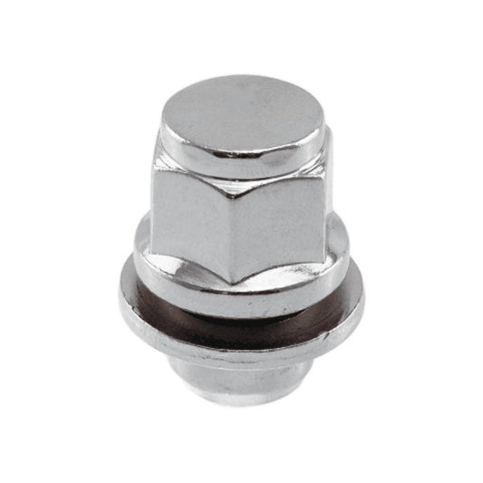 12 x 1.75" Toyota Mag con tuercas de arandela | Cabeza de 13/16" | Tuercas cromadas | Se adapta al navegador Ford F150 Lincoln.