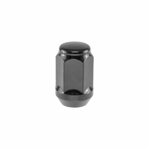 12 x 1.25" Bulge Acorn Lug Nuts | 3/4 Head | Black Lug Nuts — view 4