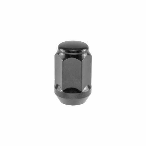 12 x 1.25" Bulge Acorn Lug Nuts | 3/4 Head | Black Lug Nuts — view 3