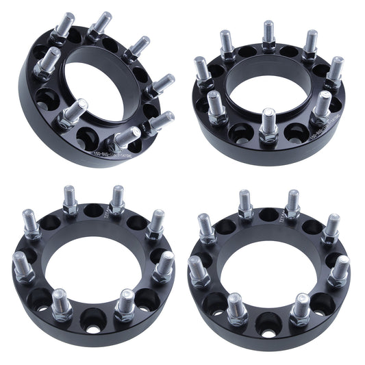 2" (50mm) Wheel Spacers for GMC Sierra Savana 2500 3500 | 8x6.5 | 116.7 Hubcentric |14x1.5 Studs |