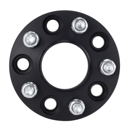 American Made 2" 5x150 Wheel Spacers For Toyota Tundra Sequoia Land Cruiser Lexus LX470 LX570 - Hubcentric, 110mm Hub, 14x1.5 Studs, Black, Made in the USA