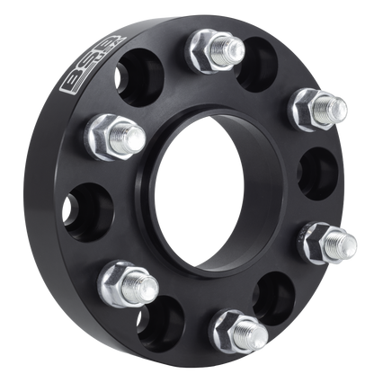 American Made 1.5" 6x135 Wheel Spacers For Ford F-150 Bronco Raptor - Hubcentric, 87.1mm Hub, 14x1.5 Studs, Black, Made in the USA