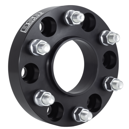 American Made 2" 6x5.5 Wheel Spacers For Toyota Tundra 4 Runner Tacoma Sequoia - Hubcentric, 95.1mm Hub, 14x1.5 Studs, Black, Made in the USA