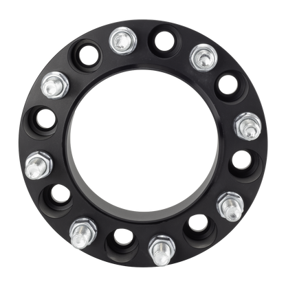 American Made 2" 8x170 Wheel Spacers For Ford F-250 F-350 - Hubcentric, 124.9mm Hub, 14x2 Studs, Black, Made in the USA