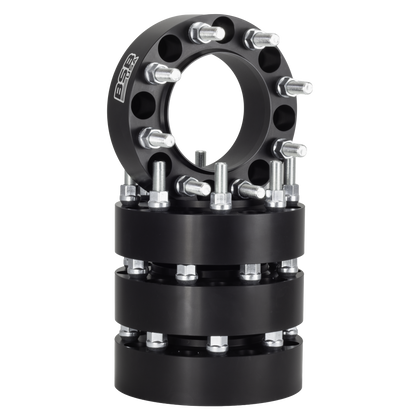 American Made 2" 8x170 Wheel Spacers For Ford F-250 F-350 - Hubcentric, 124.9mm Hub, 14x2 Studs, Black, Made in the USA