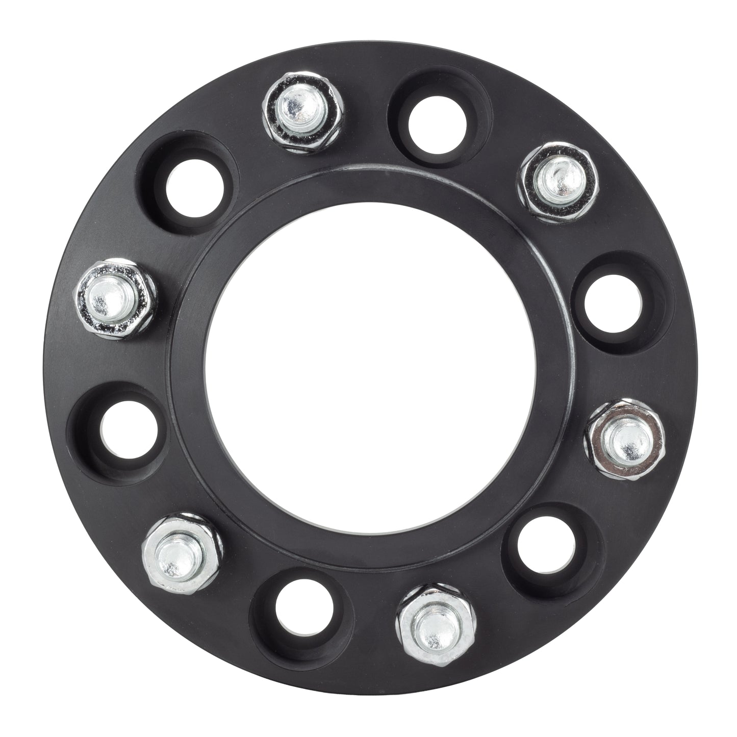 American Made 1.5" 6x5.5 Hubcentric Adapter Spacer For Bronco 2021-2025 and Ranger 2019+ - Hubcentric, 93.1mm to 106mm Hub, 12x1.5 Studs, Black, Made in the USA