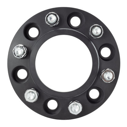 American Made 1.5" 6x5.5 Hubcentric Adapter Spacer For Bronco 2021-2025 and Ranger 2019+ - Hubcentric, 93.1mm to 106mm Hub, 12x1.5 Studs, Black, Made in the USA