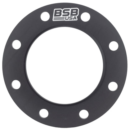 American Made 3/8" 8x170 Wheel Spacers For Ford F-250 F-350 - Hubcentric, 124.9mm Hub, Black, Made in the USA