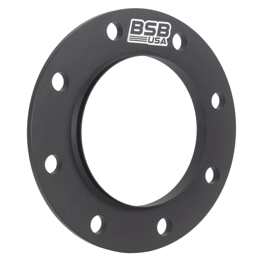 American Made 3/8" 8x170 Wheel Spacers For Ford F-250 F-350 - Hubcentric, 124.9mm Hub, Black, Made in the USA