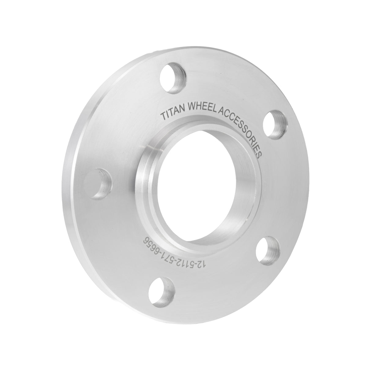 10mm Hubcentric Wheel Spacers 5x112 | 57.1mm to 66.56mm Hub Adapter for Audi, VW — view 3