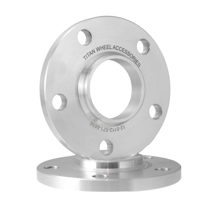 10mm Hubcentric Wheel Spacers 5x112 | 57.1mm to 66.56mm Hub Adapter for Audi, VW