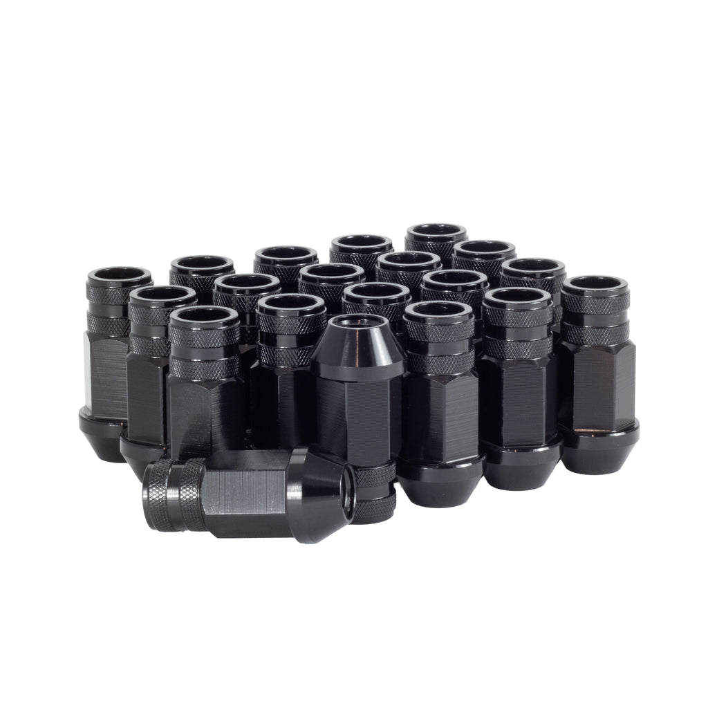 Lightweight Racing Lug Nuts - 12x1.5 - Black (20 Pack) — view 2
