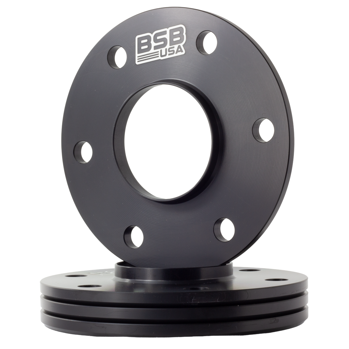 American Made 3/8" 6x5.5 Wheel Spacers For Chevy Silverado 1500 Tahoe Suburban GMC Sierra Yukon - Hubcentric, 78.1mm Hub, Black, Made in the USA - view 2
