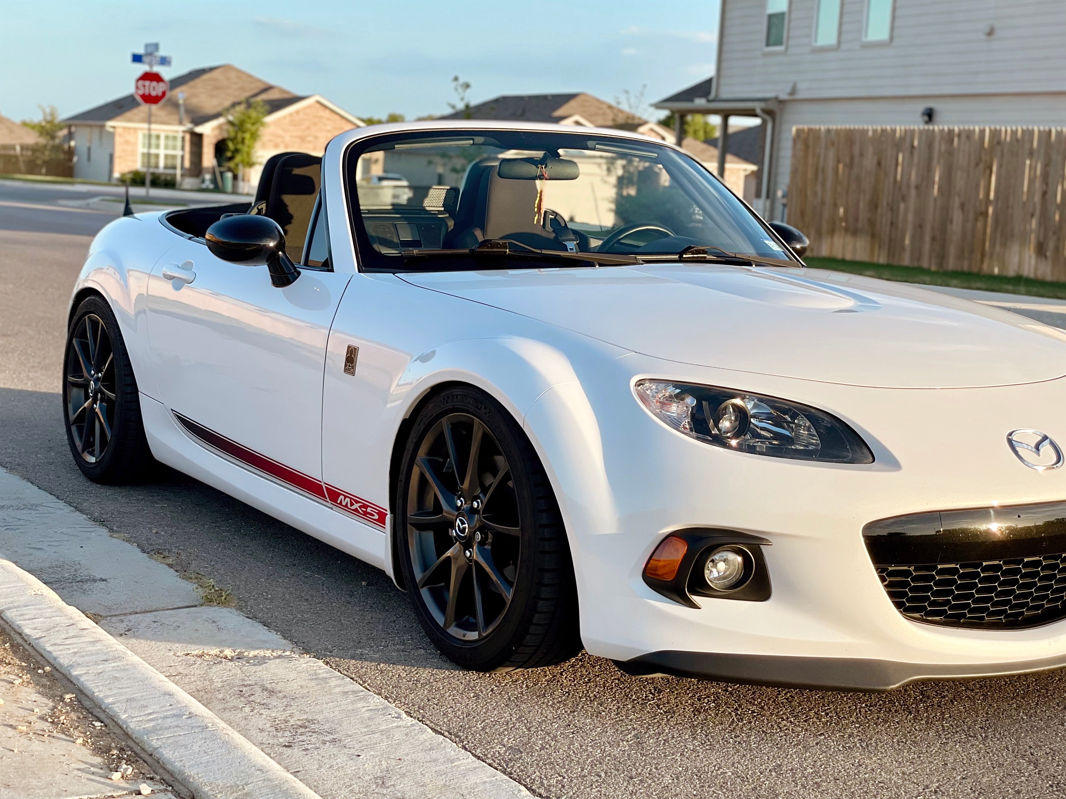 2013 Mazda MX-5 Miata with 25mm Wheel Spacers – Titan Wheel