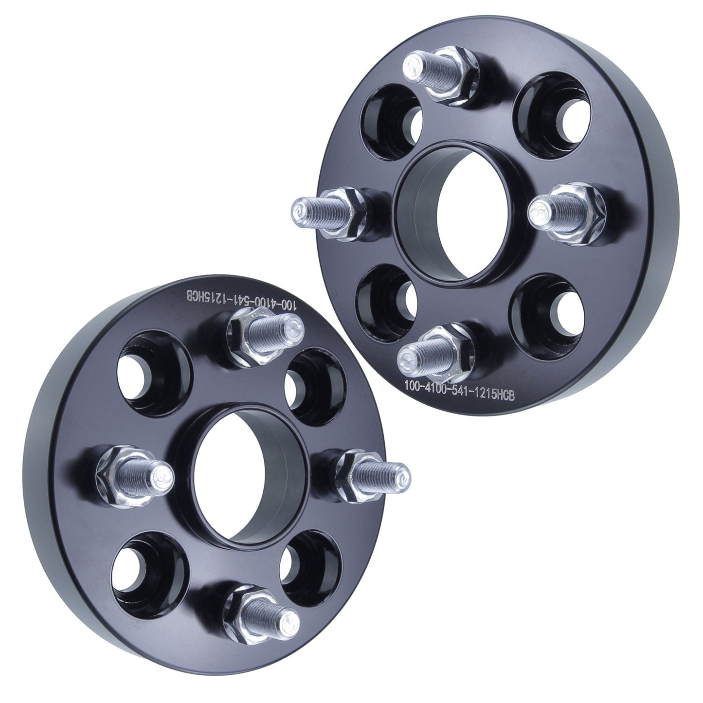 32mm (1.25") Titan Wheel Spacers for Mazda Miata Scion xB Toyota MR2 Celica | 4x100 | 54.1 Hubcentric |12x1.5 Studs |  Set of 4 | Titan Wheel Accessories