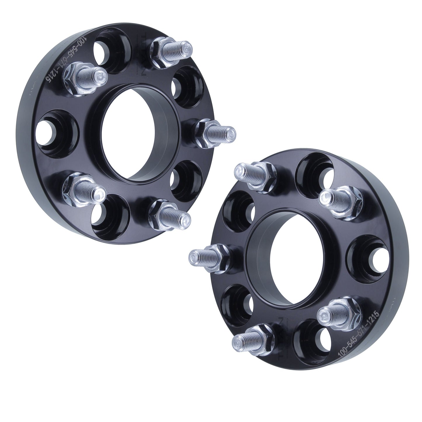 1.25" (32mm) Titan Wheel Spacers for Mazda RX7 RX8 Miata | 5x114.3 | 67.1 Hubcentric | 12x1.5 Studs | Set of 4 | Titan Wheel Accessories
