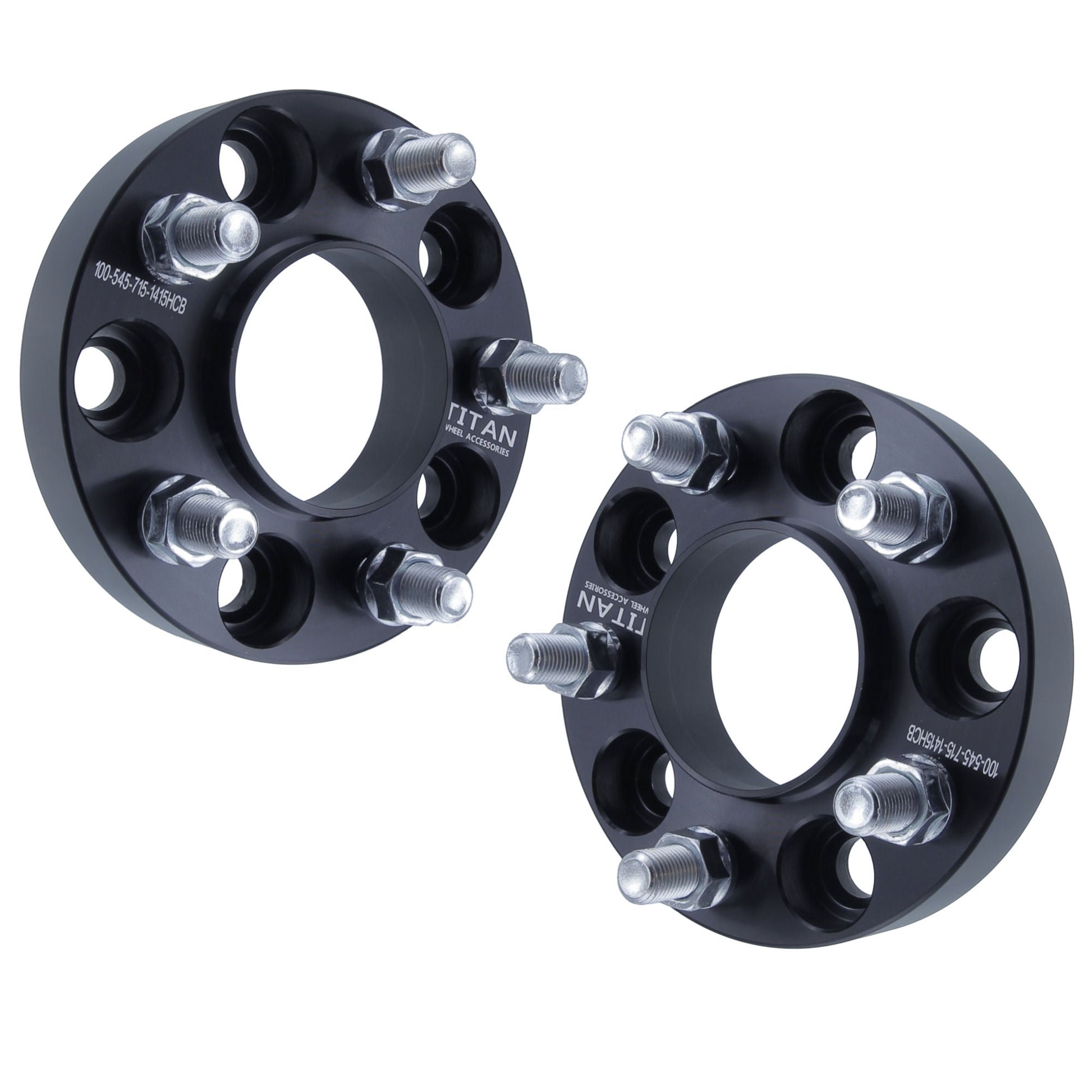 1.5" Titan Wheel Spacers for Dodge Charger Challenger Chrysler 300 | 5x4.5 | 71.5 Hubcentric | 14x1.5 Studs | Set of 4 | Titan Wheel Accessories
