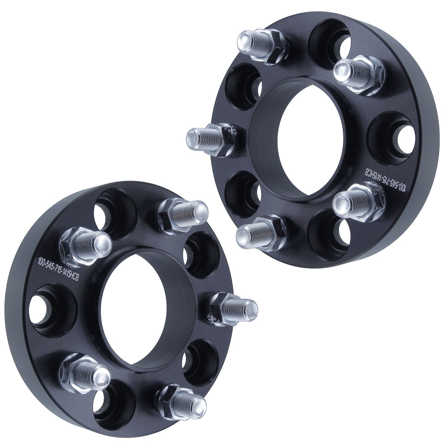 1" (25mm) Titan Wheel Spacers for Chrysler 300 Dodge Challenger Charger | 5x4.5 | 71.5 Hubcentric |14x1.5 Studs |  Set of 4 | Titan Wheel Accessories
