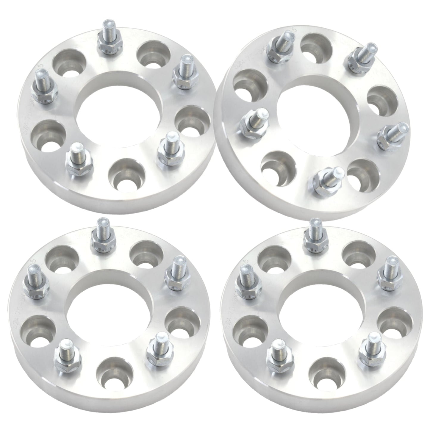 1.5" (38mm) Titan Wheel Spacers for Nissan Infiniti Subaru | 5x114.3 (5x4.5) | 12x1.25 Studs | Set of 4 | Titan Wheel Accessories