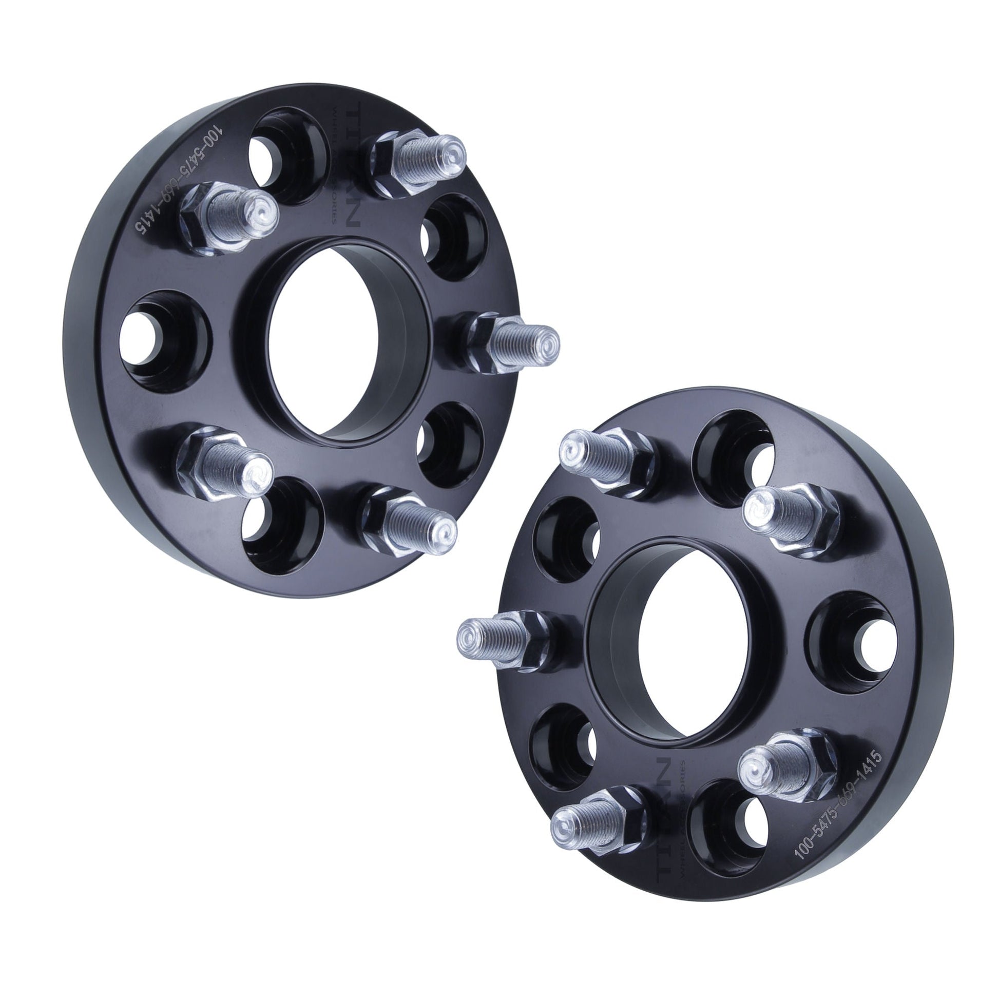1" (25mm) Titan Wheel Spacers for Chevy Camaro 2011+ | 5x4.75 (5x120) | 66.9 Hubcentric |14x1.5 Studs |  Set of 4 | Titan Wheel Accessories