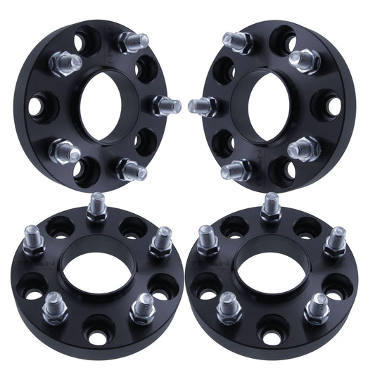 1" (25mm) Titan Wheel Spacers for Jeep Grand Cherokee Commander Wrangler | 5x5 | 71.5 Hubcentric |14x1.5 Studs |  Set of 4 | Titan Wheel Accessories