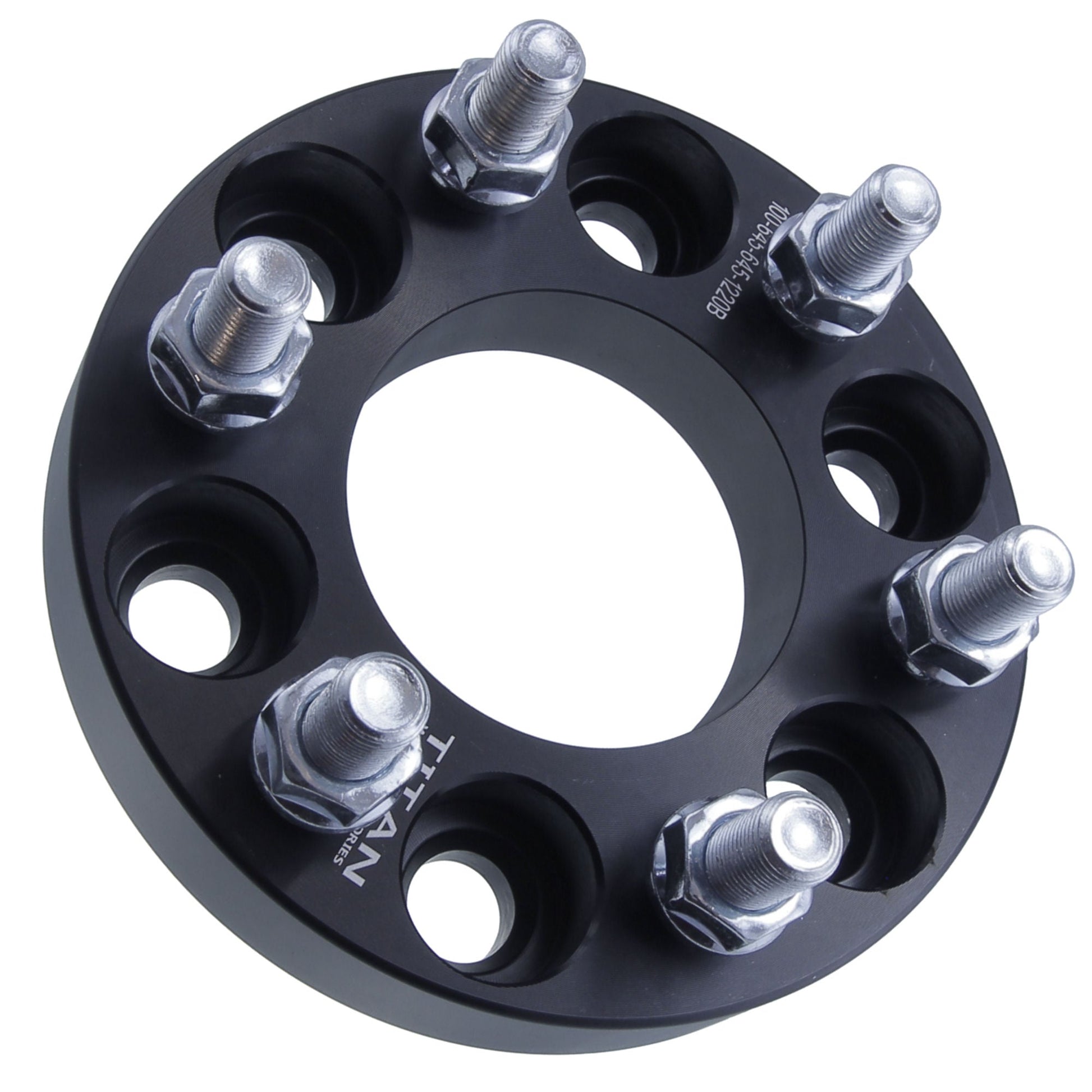 1" (25mm) Titan Wheel Spacers for Nissan Frontier Pathfinder Xterra | 6x4.5 | 12x1.25 Studs | Titan Wheel Accessories