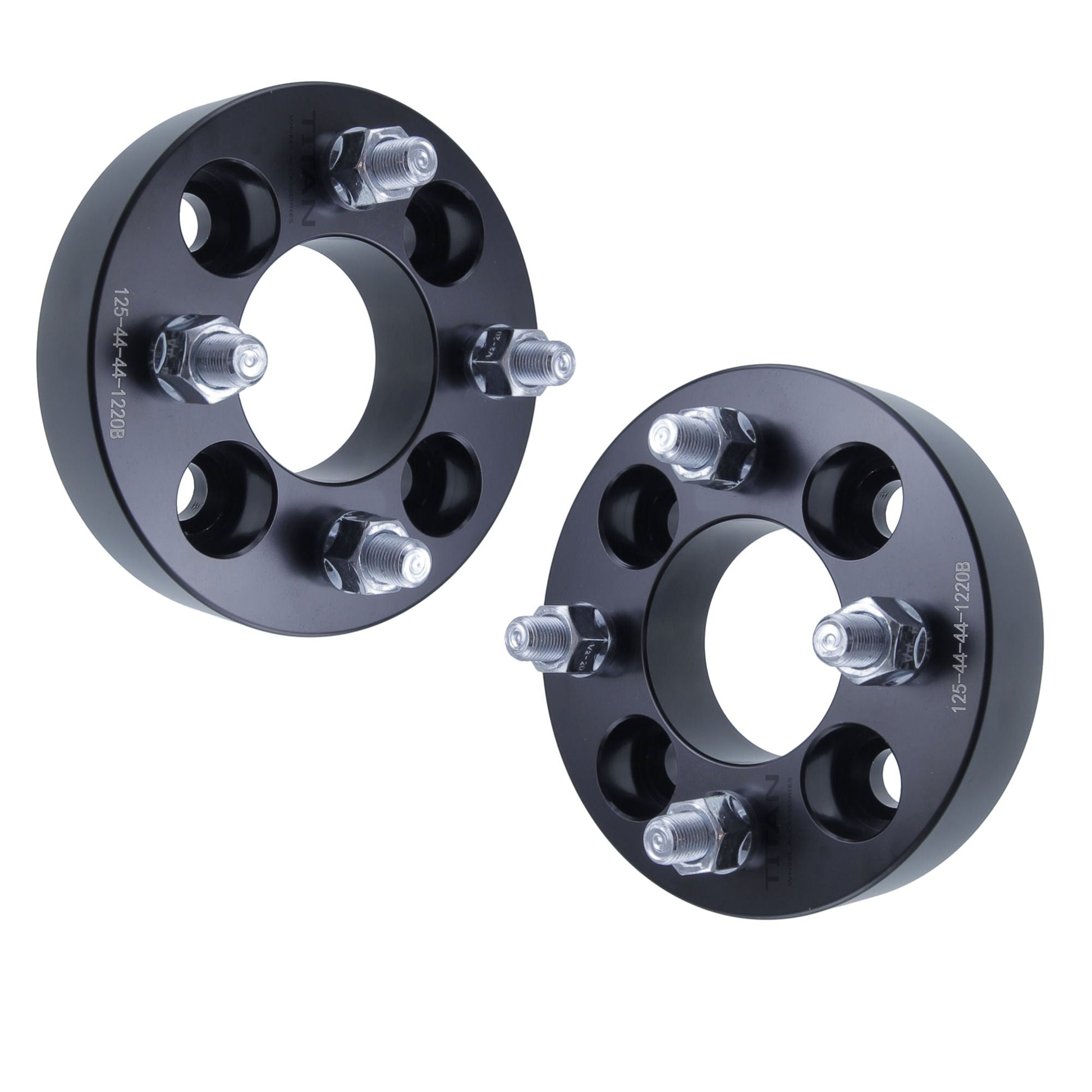 25mm (1") Titan Wheel Spacers for Honda Civic Acura Integra Mazda Protégé Miata Toyota MR2 | 4x100 | 12x1.5 Studs | Set of 4 | Titan Wheel Accessories