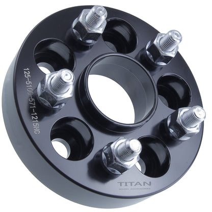 38mm (1.5") Titan Wheel Spacers | 5x100 | 57.1 Hubcentric |12x1.5 Studs | Titan Wheel Accessories