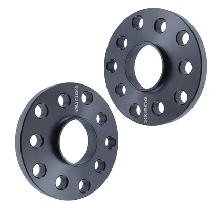 15mm Titan Wheel Spacers for VW Audi 5 Lug | Dual Drilled 5x100 and 5x112 | 57.1 Hubcentric | Set of 4 | Titan Wheel Accessories