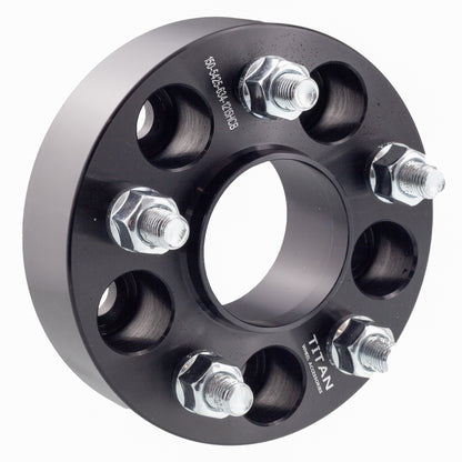 1.5" (38mm) Titan Wheel Spacers for Ford Bronco Sport Escape | 5x4.25 (5x108) | 63.4 Hubcentric | 12x1.5 Studs | Titan Wheel Accessories