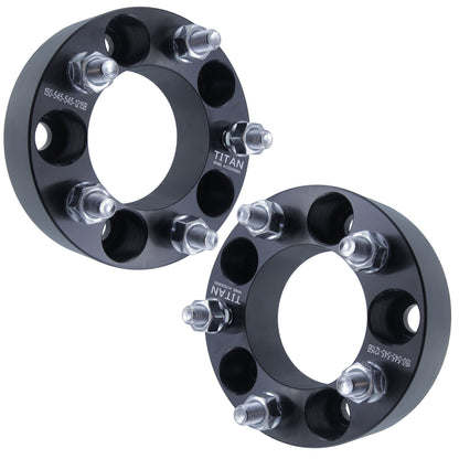 1.5" (38mm) Titan Wheel Spacers for Toyota Scion Lexus | 5x114.3 (5x4.5) | 12x1.5 Studs | Set of 4 | Titan Wheel Accessories