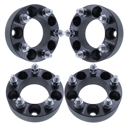 50mm (2") Titan Wheel Spacers | 5x114.3 | 12x1.5 Studs | Set of 4 | Titan Wheel Accessories