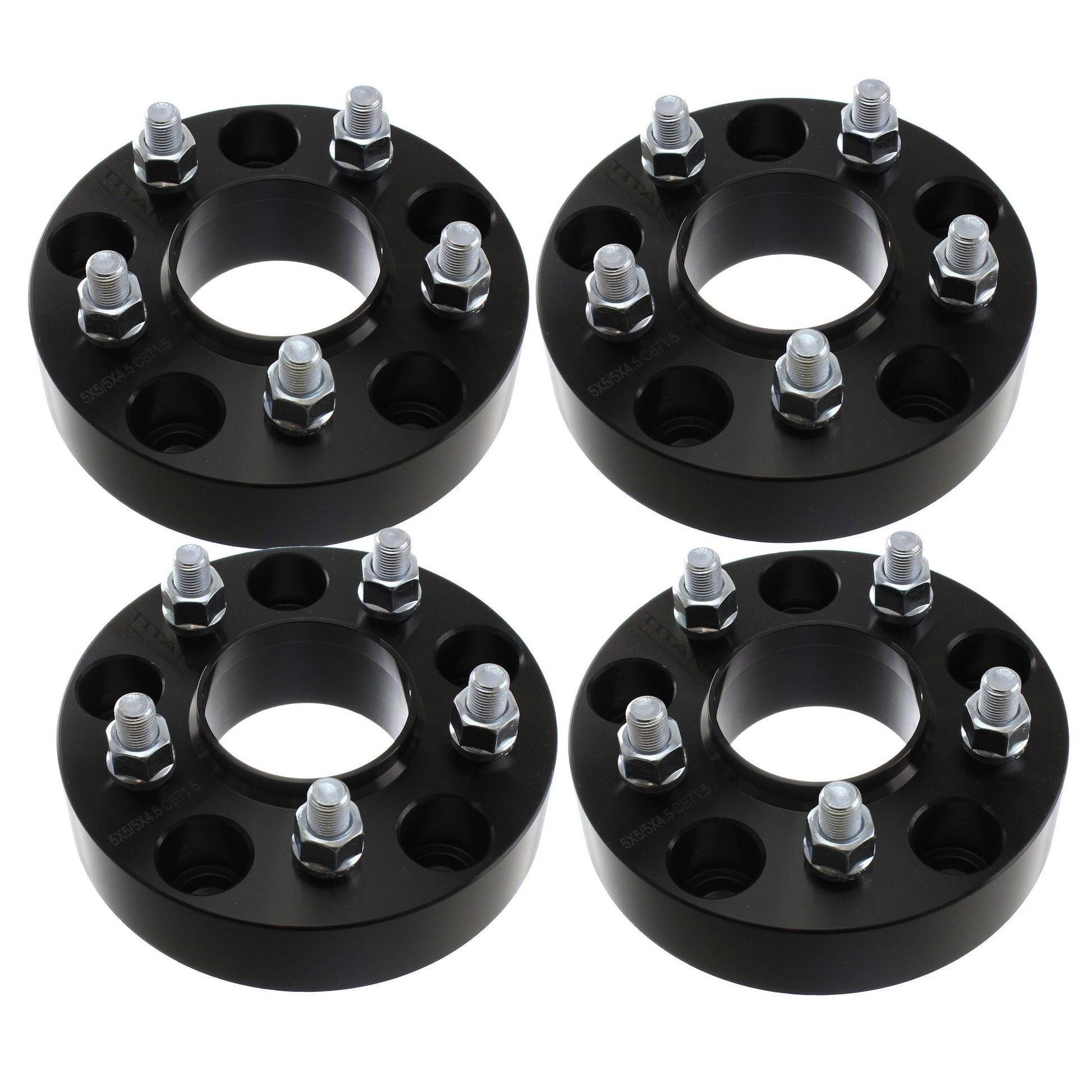 4 Wheel Spacers Adapters 5x5 To 5x4.5 1.5 - 5x127 To 5x114.3
