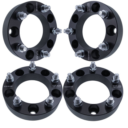1.5" (38mm) Titan Wheel Spacers for Geo Suzuki | 5x5.5 (5x139.7) | 12x1.25 Studs | Set of 4 | Titan Wheel Accessories