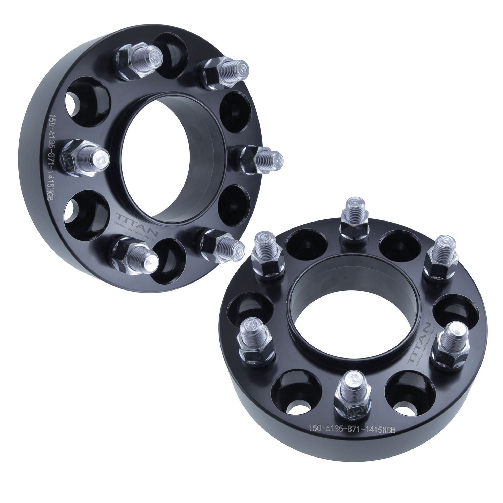 1.5" (38mm) Titan Wheel Spacers for Ford F150 2015+ | 6x135 | 87.1 Hubcentric |14x1.5 Studs |  Set of 4 | Titan Wheel Accessories