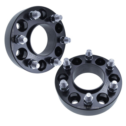 2" (50mm) Titan Wheel Spacers for Ford Expedition F150 Lincoln Navigator | 6x135 | 87.1 Hubcentric |14x2 Studs |  Set of 4 | Titan Wheel Accessories