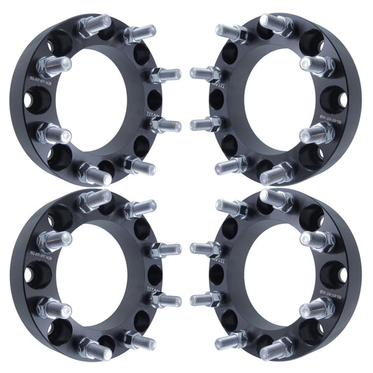 2" (50mm) Titan Wheel Spacers for Ford F250 F350 Super Duty | 8x170 | 14x1.5 Studs | Set of 4 | Titan Wheel Accessories