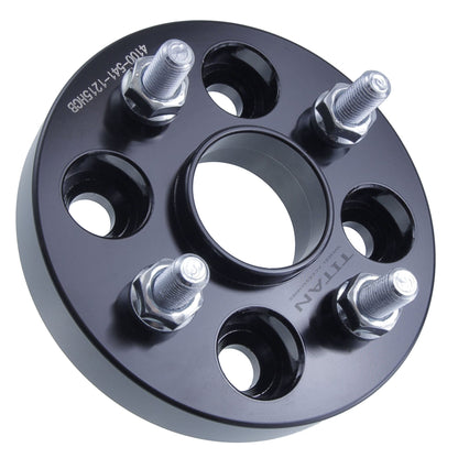 20mm Titan Wheel Spacers for Mazda Miata Scion xB Toyota MR2 Celica | 4x100 | 54.1 Hubcentric | 12x1.5 Studs | Titan Wheel Accessories
