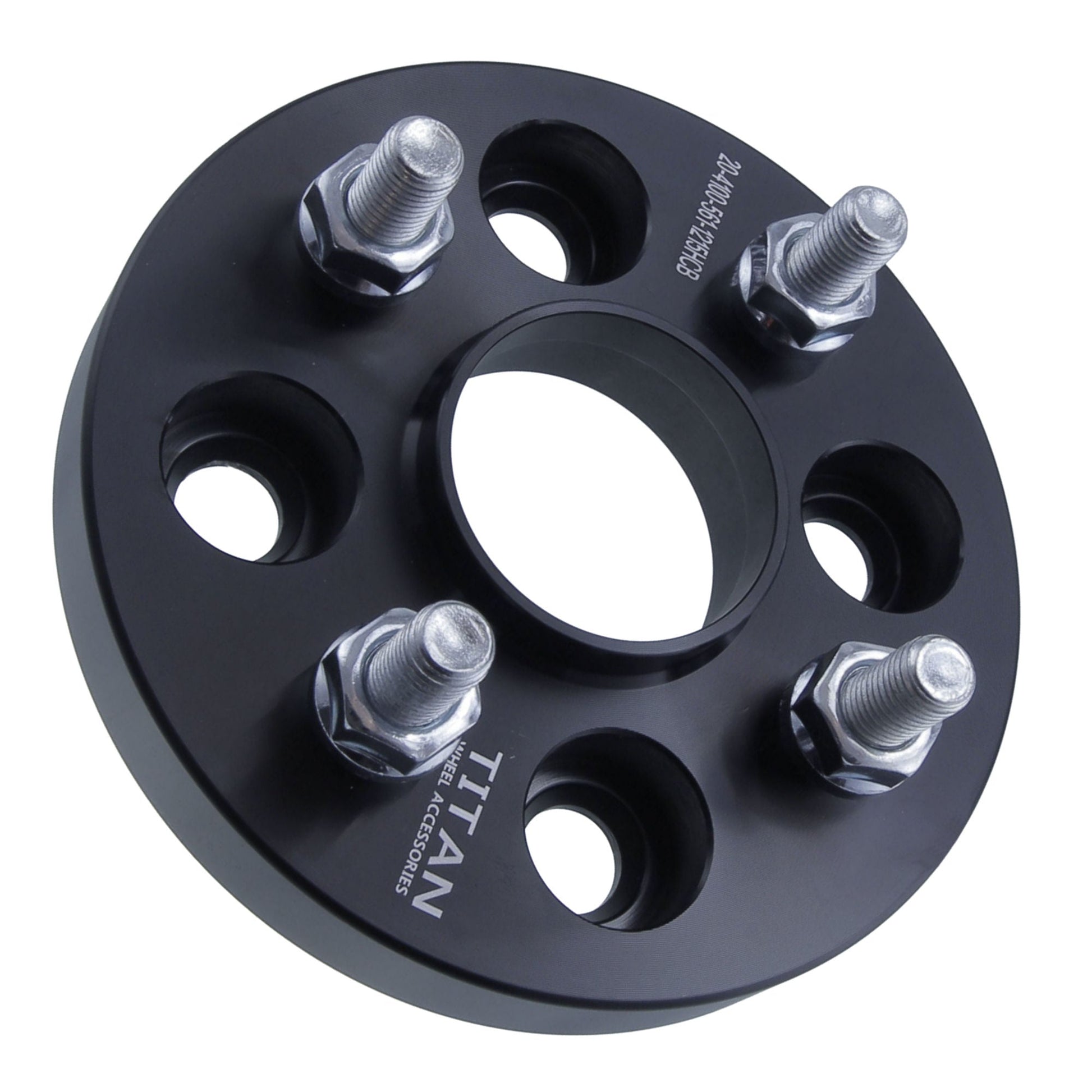 20mm Titan Wheel Spacers for Honda EF EG EK EP Civic | 4x100 | 56.1 Hubcentric |12x1.5 Studs | Titan Wheel Accessories