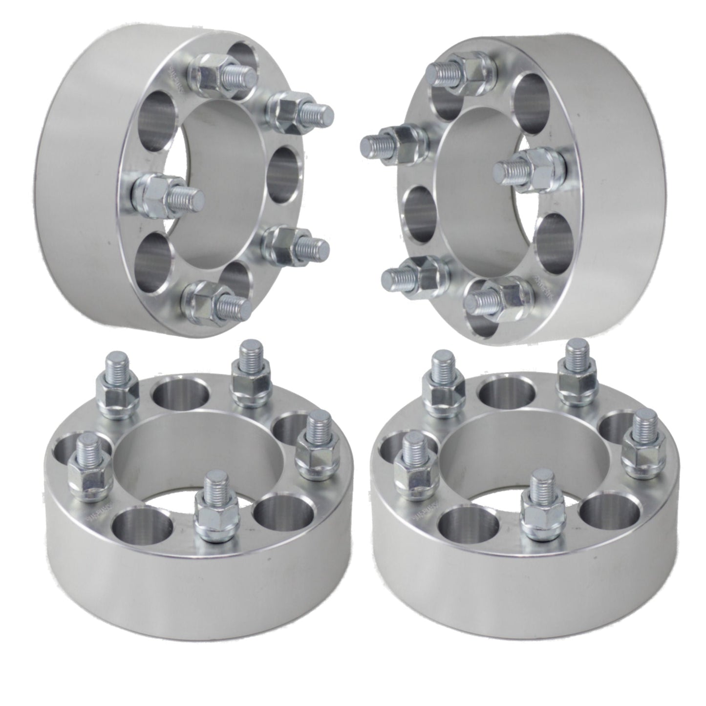 2" (50mm) Titan Wheel Spacers | 5x4.5 (5x114.3) | 1/2x20 Studs | Set of 4 | Titan Wheel Accessories