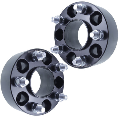 2" (50mm) Titan Wheel Spacers for Ford Mustang 2015+ | 5x4.5 (5x114.3) | 70.5 Hubcentric |14x1.5 Studs | Titan Wheel Accessories