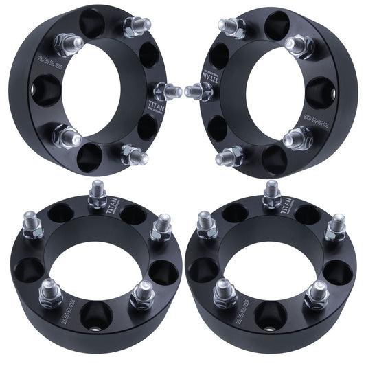 2" Titan Wheel Spacers for Geo Suzuki | 5x5.5 (5x139.7 | 12x1.25 Studs | Set of 4 | Titan Wheel Accessories