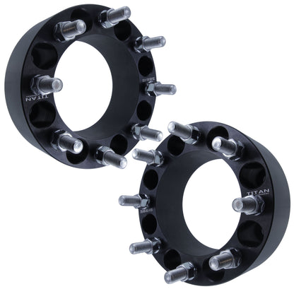 3" (75mm) Titan Wheel Spacers for Ford F250 F350 | 8x6.5 | 9/16 Studs | Set of 4 | Titan Wheel Accessories